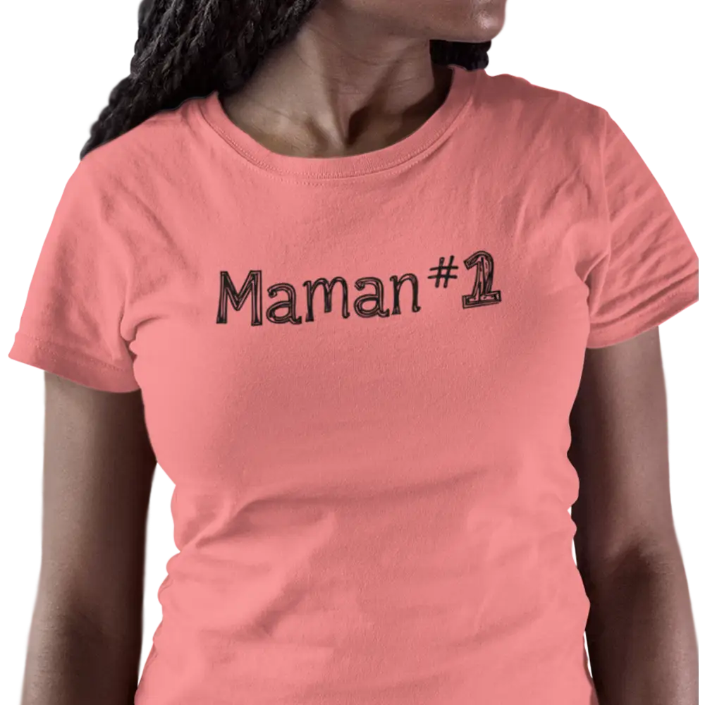 Famille et Cie - T-Shirt semi-ajusté - T-shirt - Maman #1