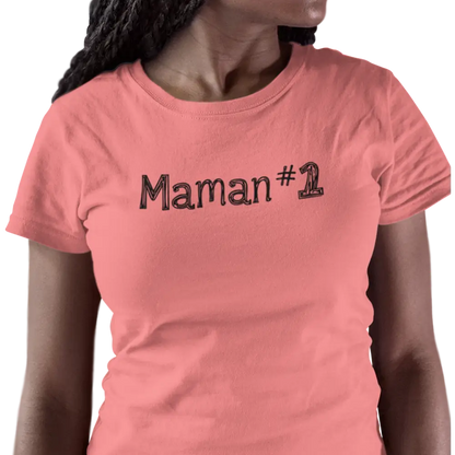 Famille et Cie - T-Shirt semi-ajusté - T-shirt - Maman #1