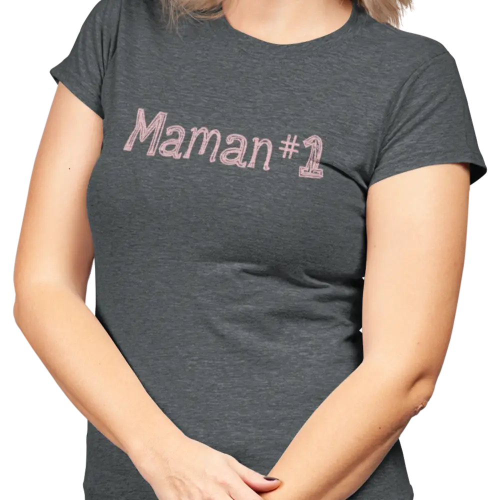 Famille et Cie - T-Shirt semi-ajusté - T-shirt - Maman #1