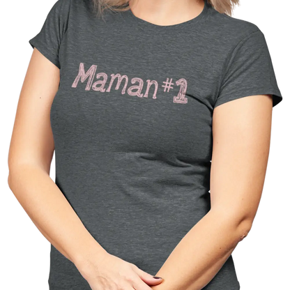 Famille et Cie - T-Shirt semi-ajusté - T-shirt - Maman #1