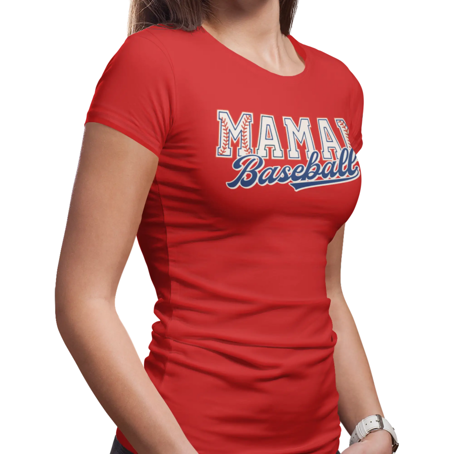 Famille et Cie - T-Shirt - T-shirt - Maman Baseball