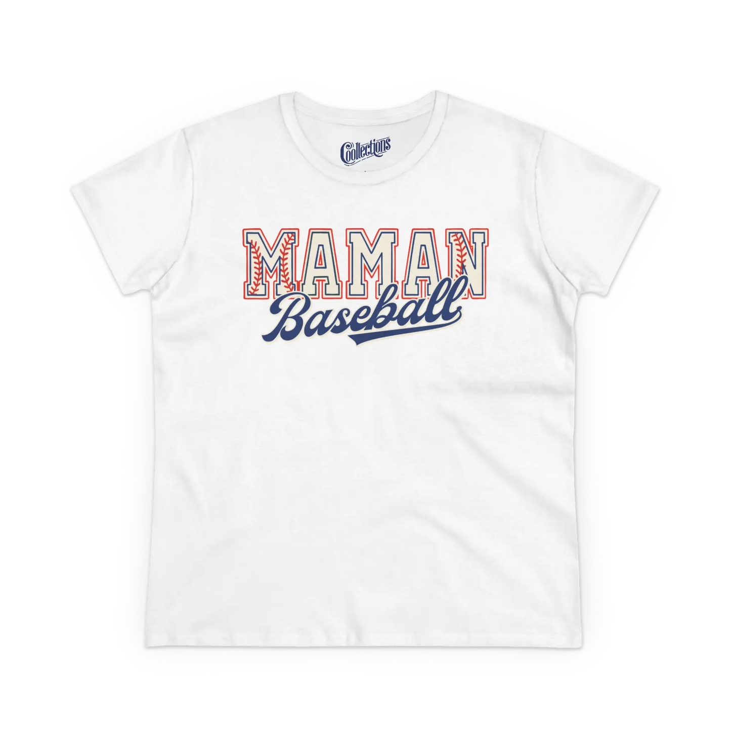 Famille et Cie - T-Shirt - T-shirt - Maman Baseball