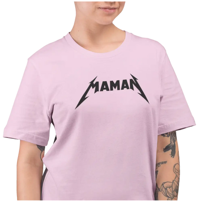 Famille et Cie - T-Shirt - T-shirt - Maman Rock Métal