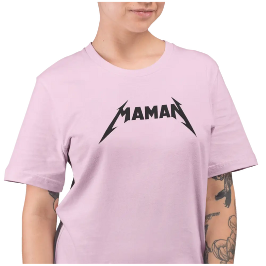 Famille et Cie - T-Shirt - T-shirt - Maman Rock Métal