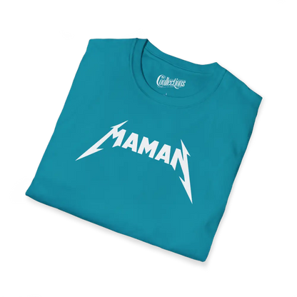 Famille et Cie - T-Shirt - T-shirt - Maman Rock Métal