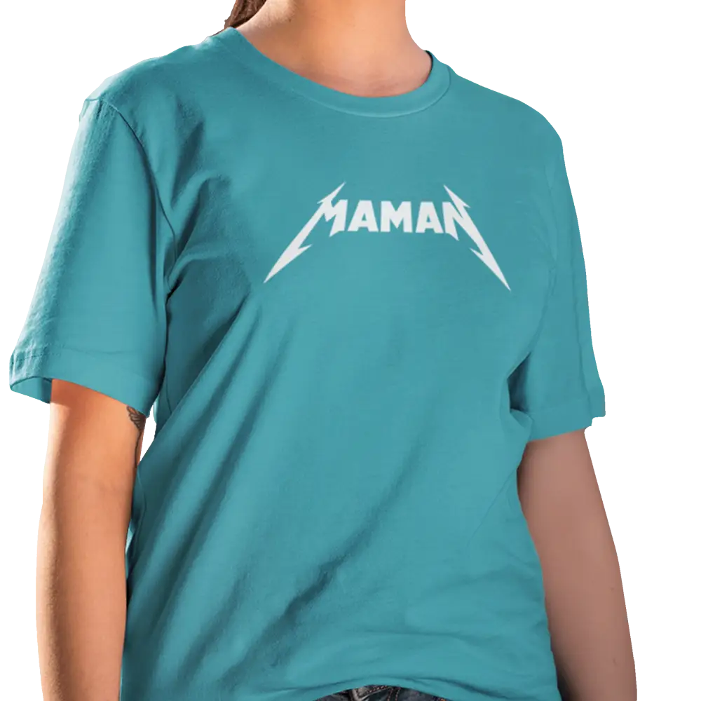 Famille et Cie - T-Shirt - T-shirt - Maman Rock Métal