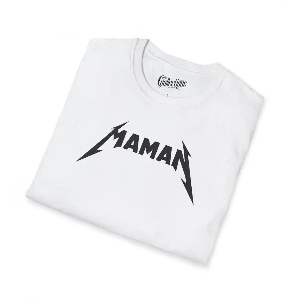 Famille et Cie - T-Shirt - T-shirt - Maman Rock Métal