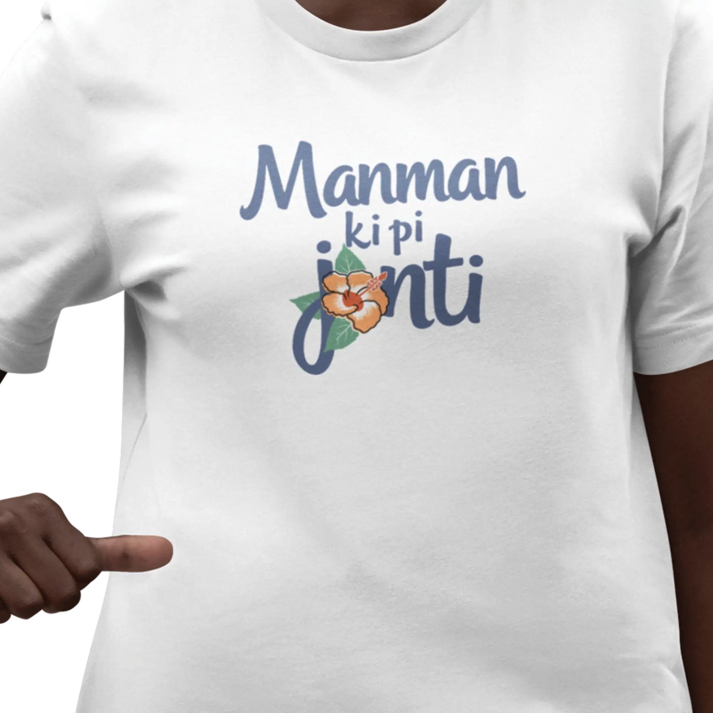 Créolofolie - T-Shirt - T-shirt - Manman ki pi Janti