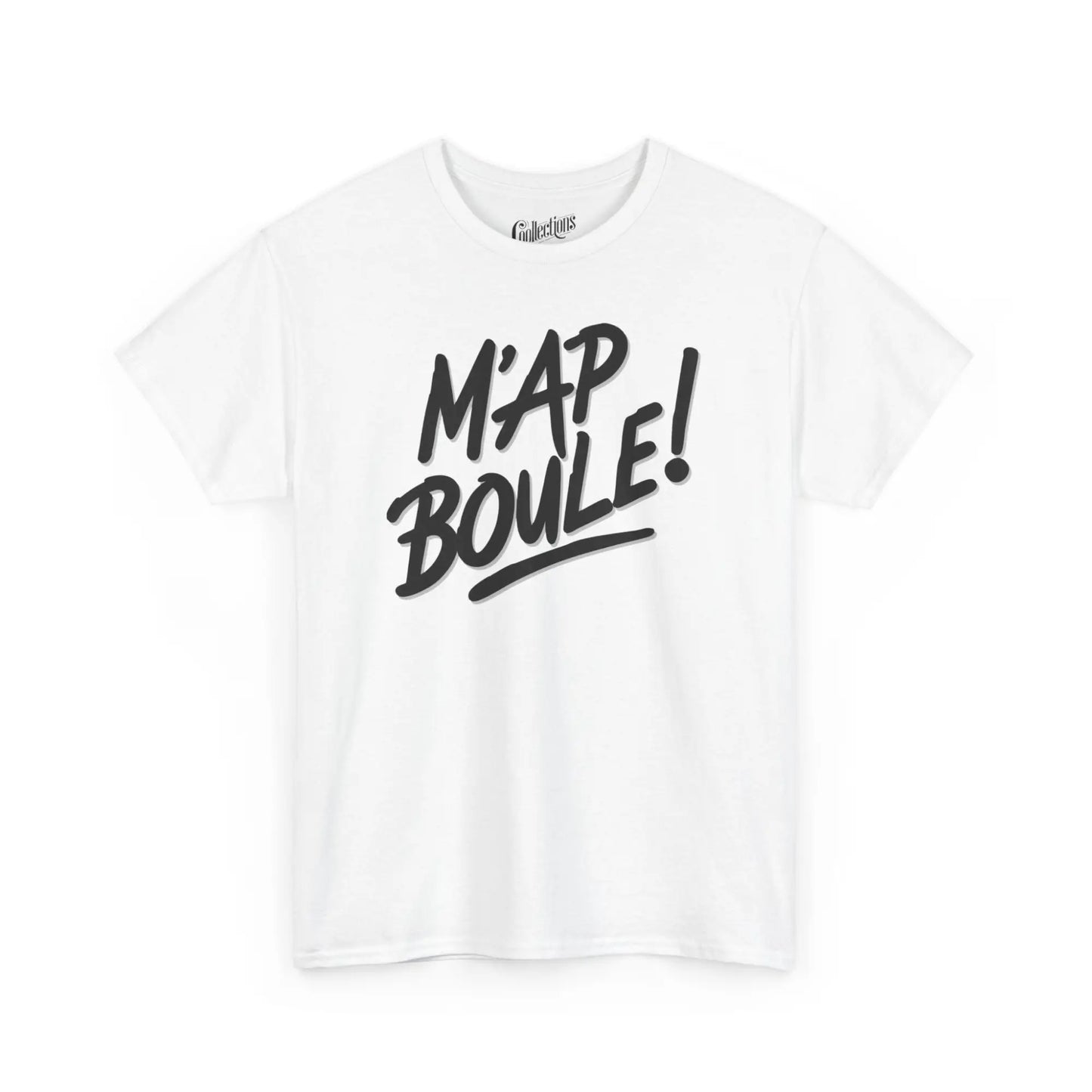Créolofolie - T-Shirt - T-shirt - M’ap Boule - Blanc / S / M