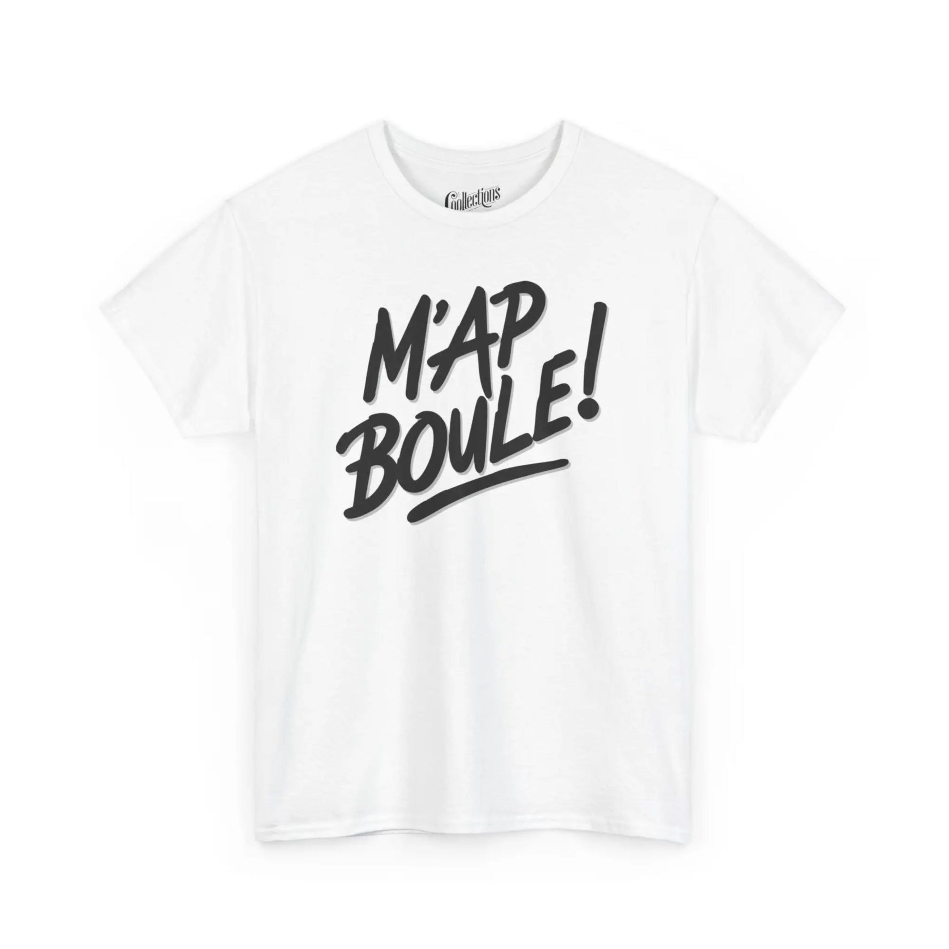 Créolofolie - T-Shirt - T-shirt - M’ap Boule - Blanc / S / M