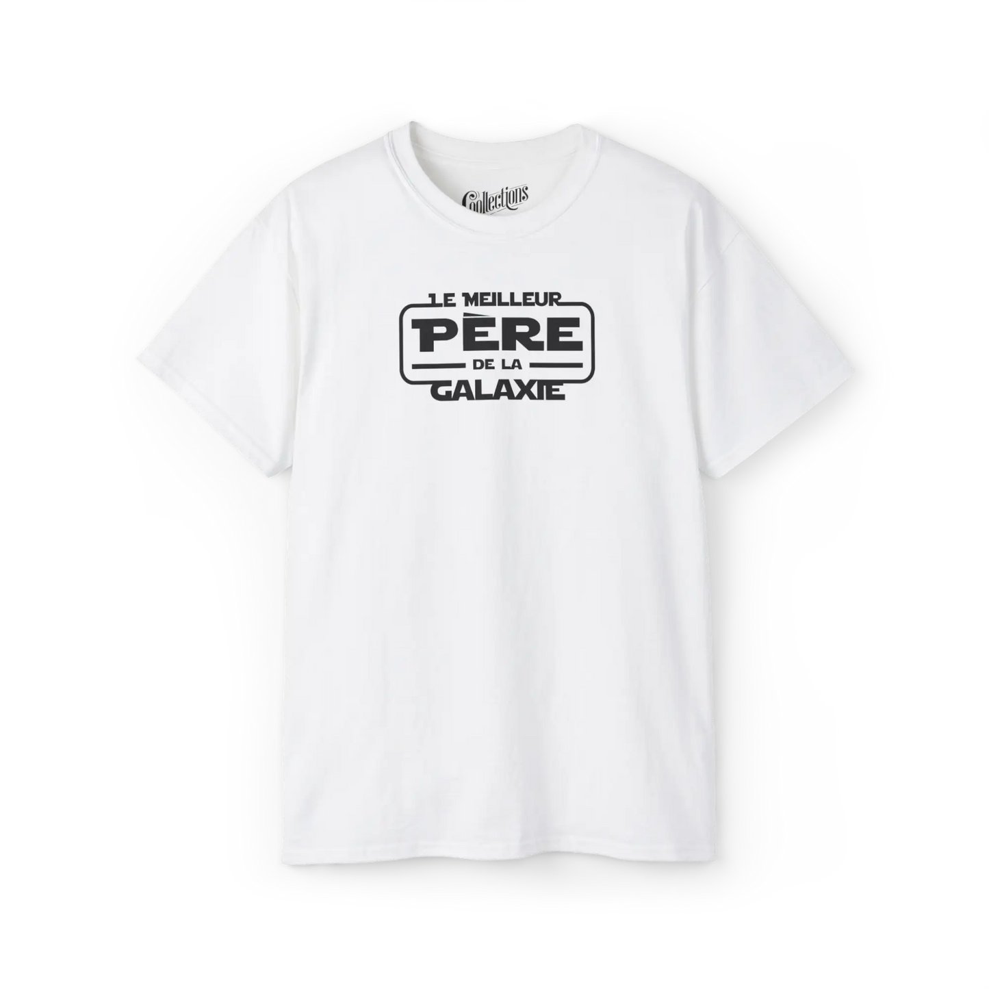 Pour Papa - T-Shirt - T-shirt - Meilleur père de la galaxie - Blanc / S / M
