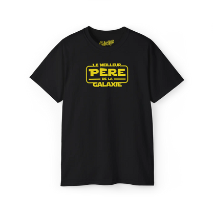 Pour Papa - T-Shirt - T-shirt - Meilleur père de la galaxie - Noir / S / M