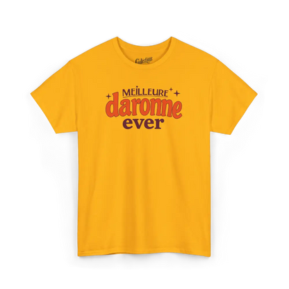 Famille et Cie - T-Shirt - T-shirt - Meilleure Daronne Ever - Bouton D’Or / S / M