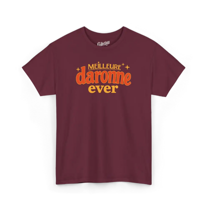 Famille et Cie - T-Shirt - T-shirt - Meilleure Daronne Ever - Marron / S / M