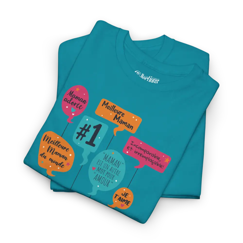 Famille et Cie - T-Shirt - T-shirt - Meilleure Maman Festif