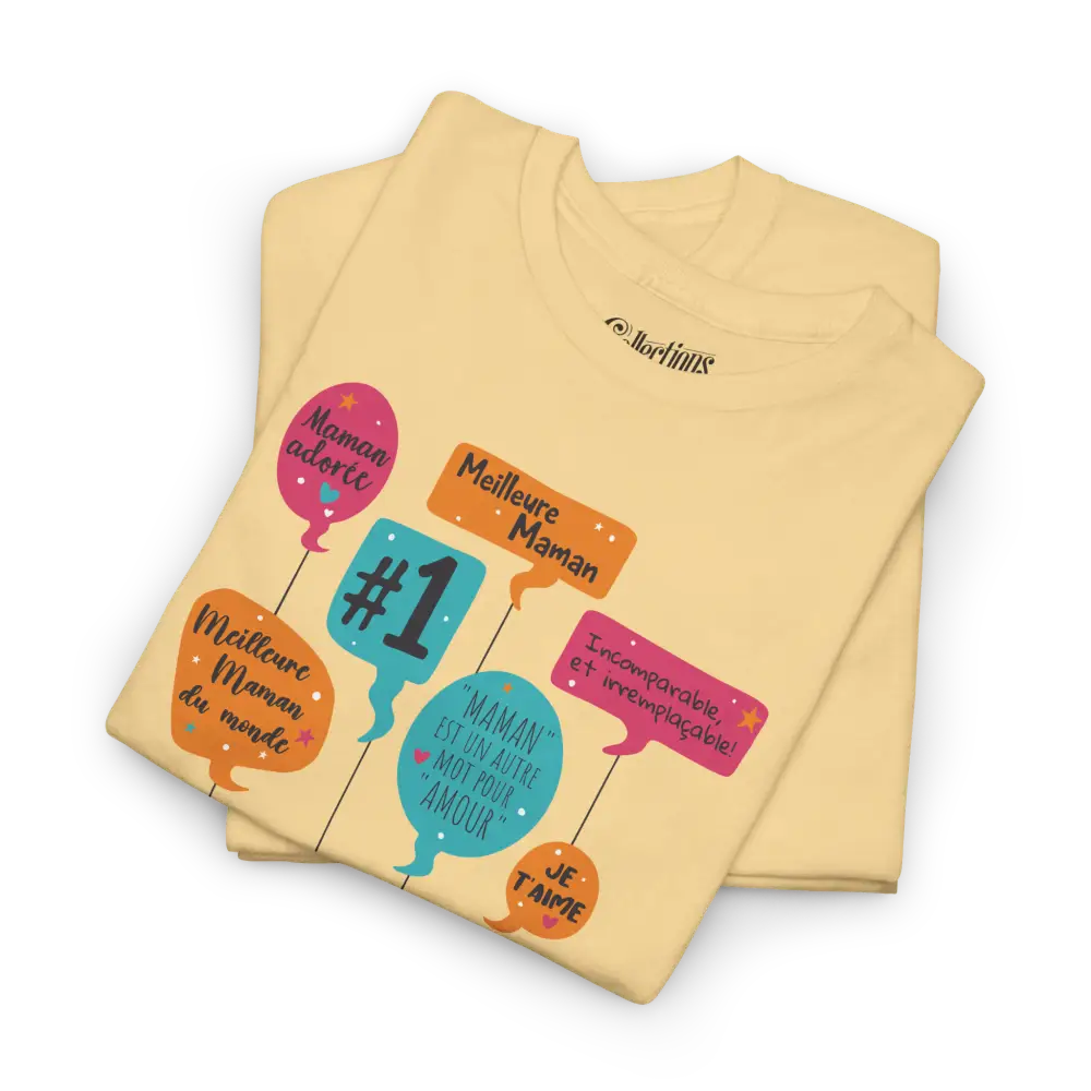 Famille et Cie - T-Shirt - T-shirt - Meilleure Maman Festif