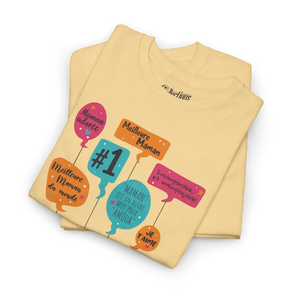 Famille et Cie - T-Shirt - T-shirt - Meilleure Maman Festif