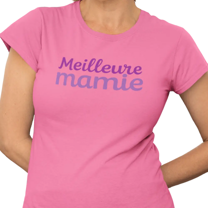 Famille et Cie - T-Shirt semi-ajusté - T-shirt - Meilleure Mamie