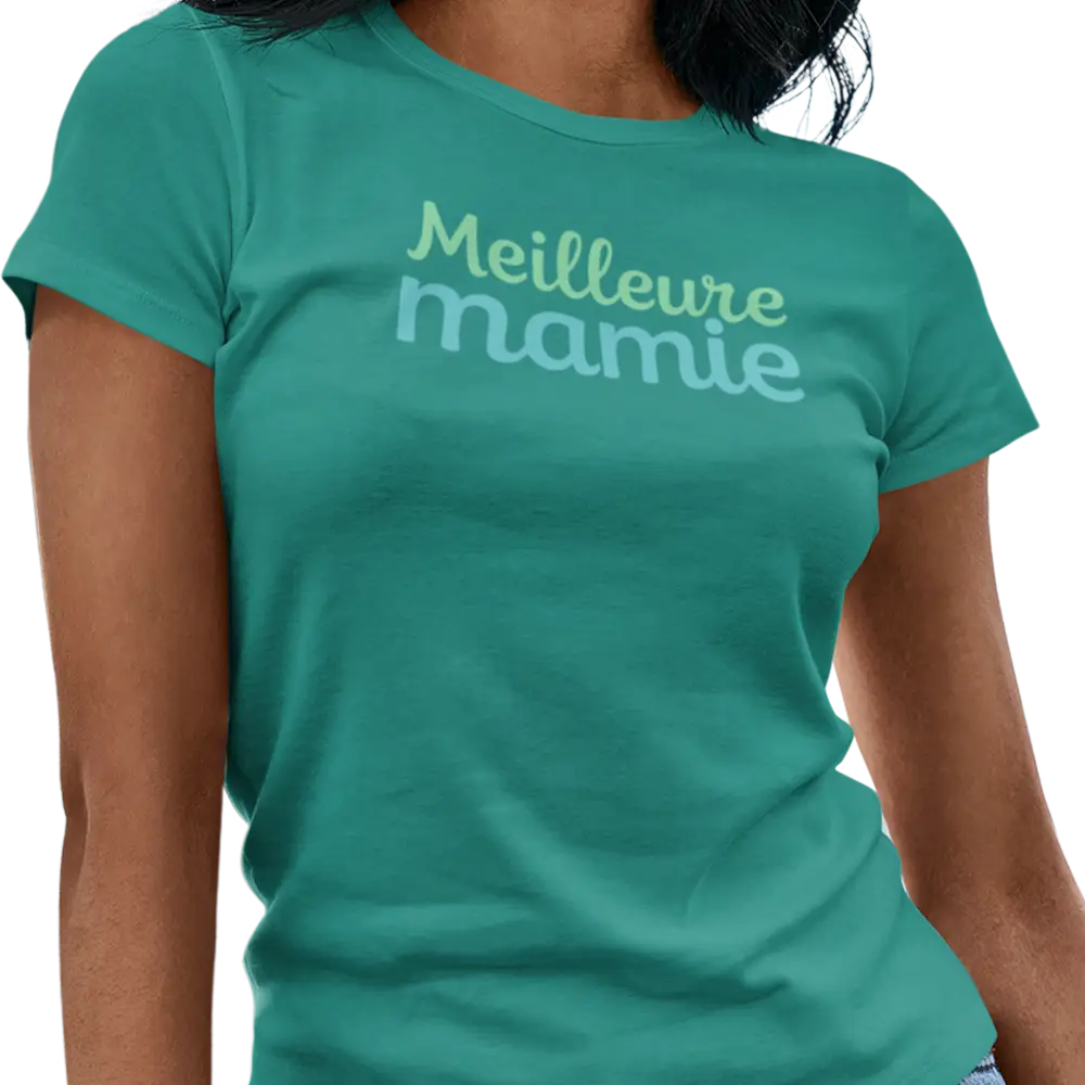 Famille et Cie - T-Shirt semi-ajusté - T-shirt - Meilleure Mamie