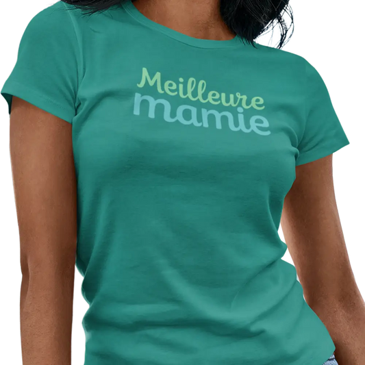 Famille et Cie - T-Shirt semi-ajusté - T-shirt - Meilleure Mamie