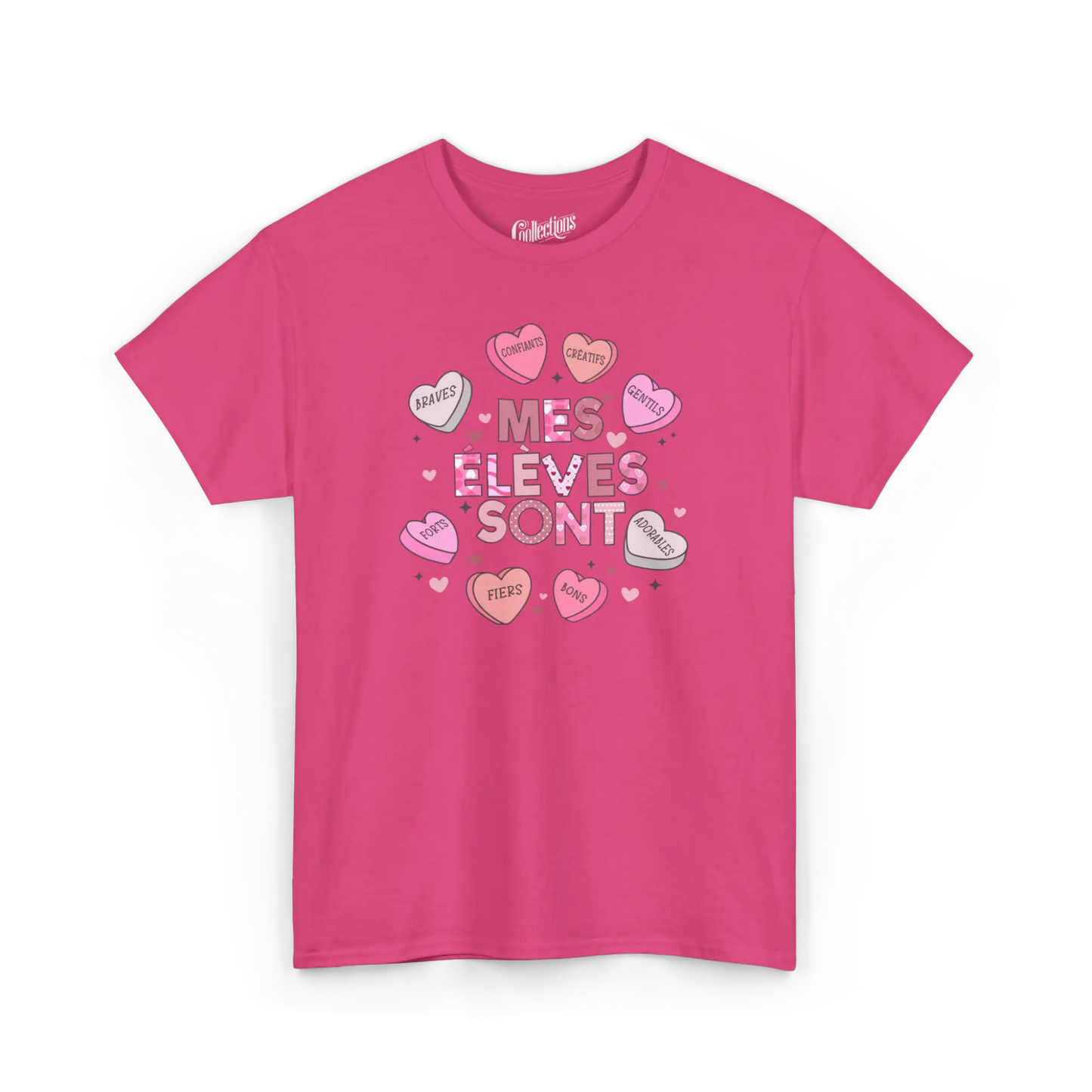 Saint-Valentin - T-Shirt - T-shirt - Mes élèves sont... - Fleur exotique / S / M