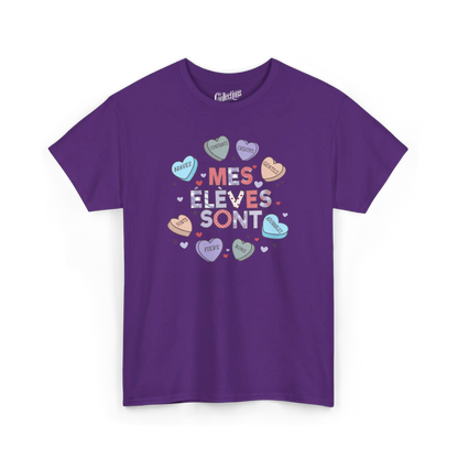 Saint-Valentin - T-Shirt - T-shirt - Mes élèves sont... - Mauve / S / M