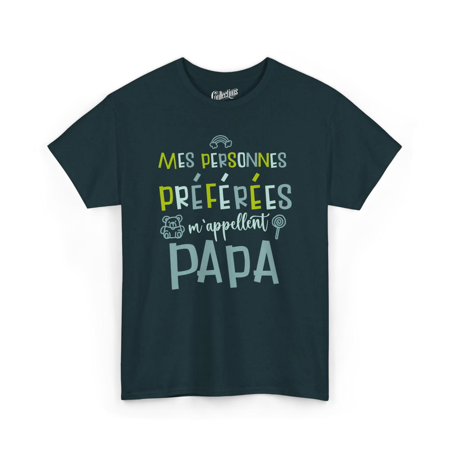 Pour Papa - T-Shirt - T-Shirt - Mes personnes favorites m’appellent Papa - Minuit / S / M