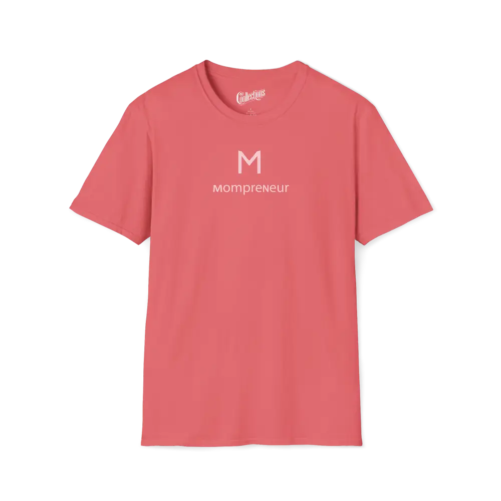 Famille et Cie - T-Shirt - T-shirt - Mompreneur - Corail / S / M