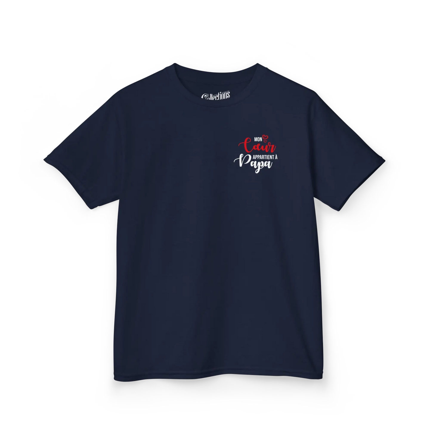 Pour Papa - Cache-couches - T-shirt - Mon cœur appartient à Papa (enfant)
