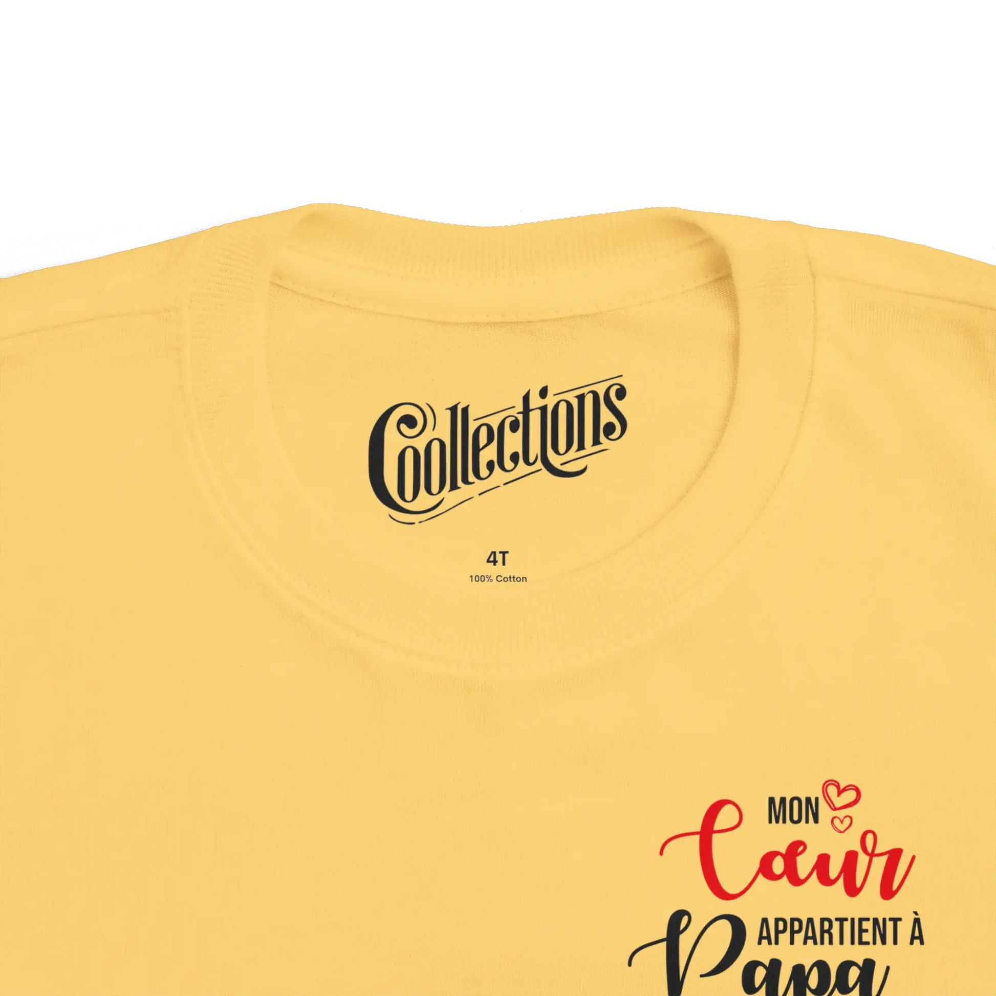Pour Papa - Cache-couches - T-shirt - Mon cœur appartient à Papa (enfant)