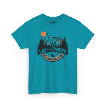 #camping - T-Shirt - T-shirt - Mont du Lac-des-Cygnes - Jade / S / M