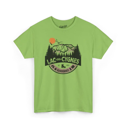 #camping - T-Shirt - T-shirt - Mont du Lac-des-Cygnes - Lime / S / M