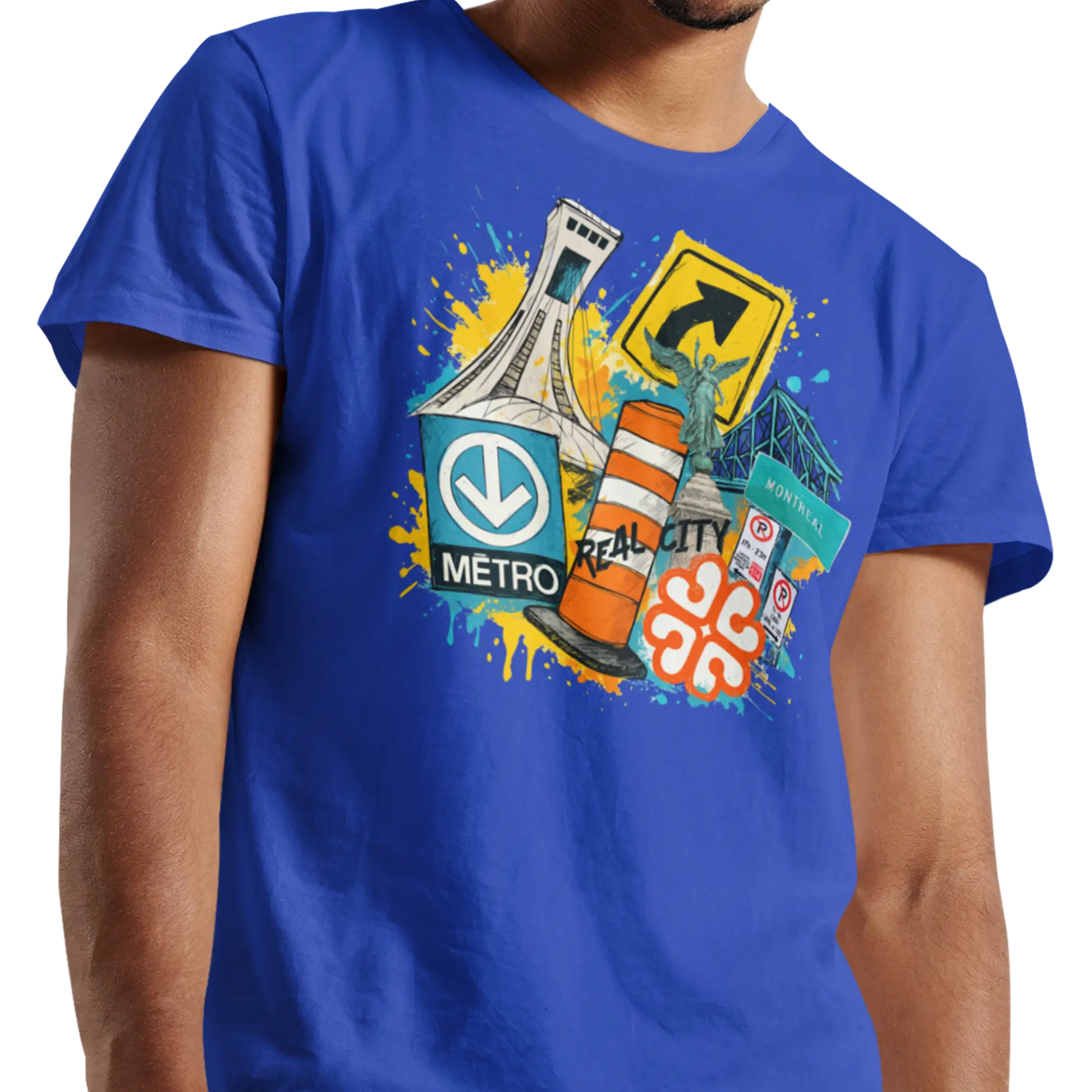 Local D’abord - T-Shirt - T-shirt - Montréal Illustré