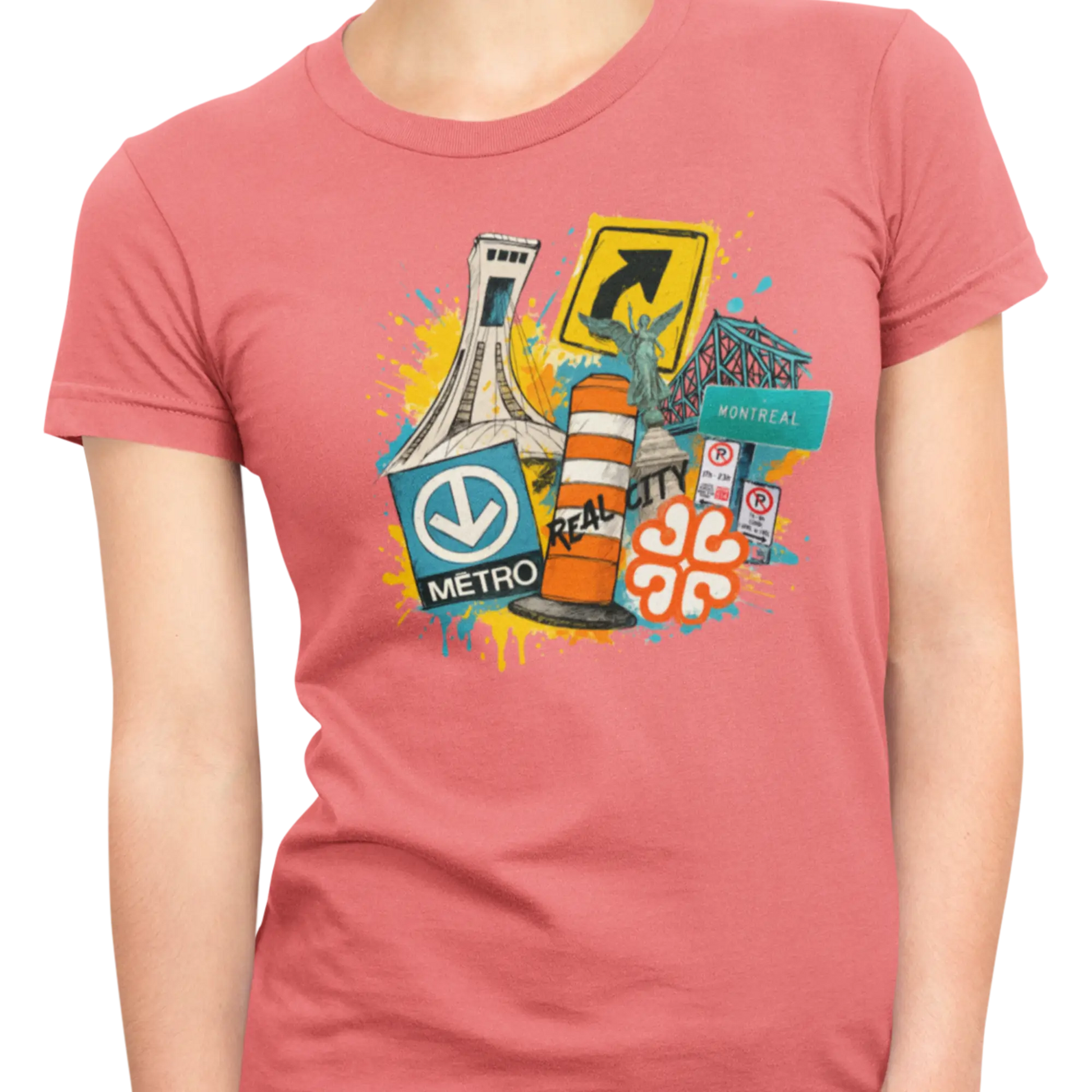 Local D’abord - T-Shirt - T-shirt - Montréal Illustré
