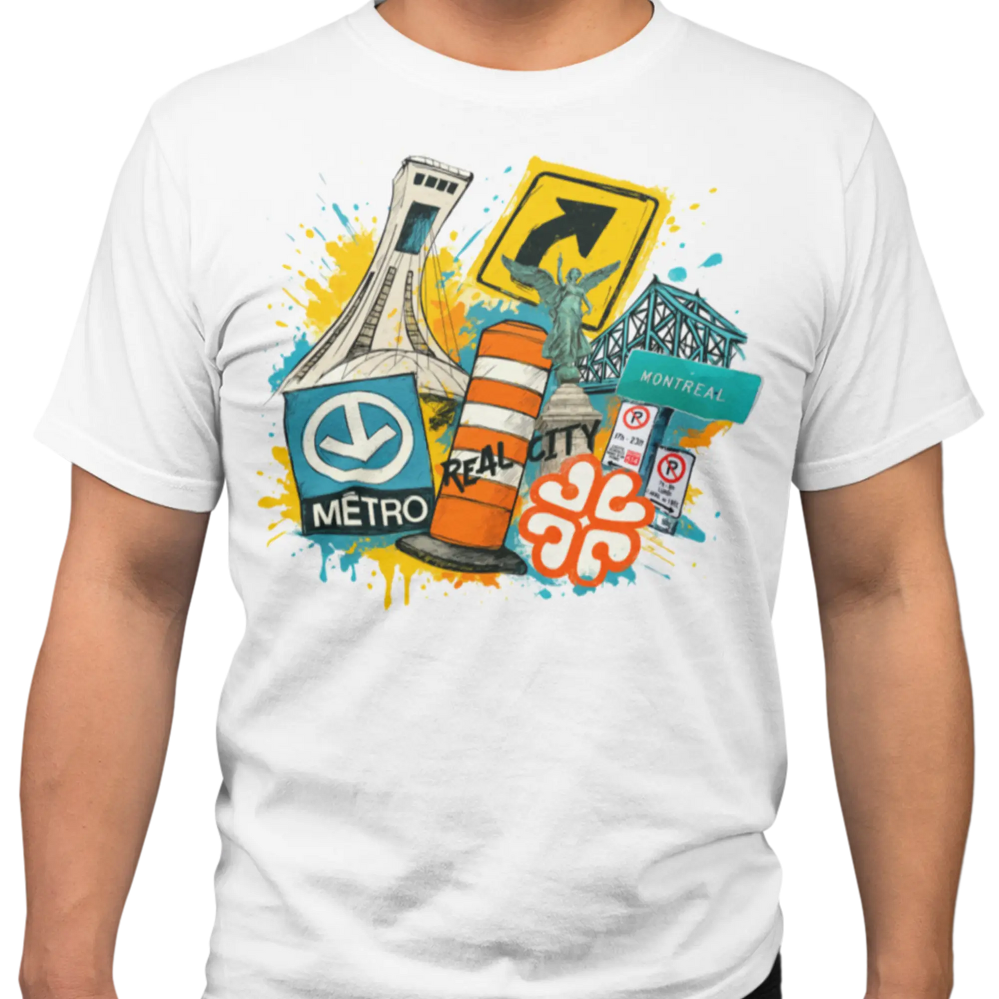 Local D’abord - T-Shirt - T-shirt - Montréal Illustré