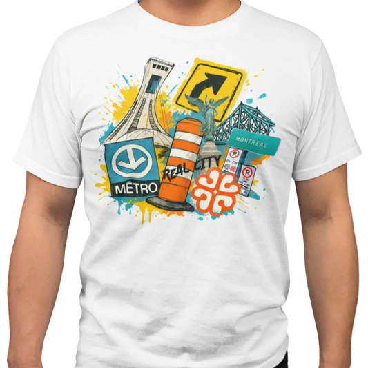 Local D’abord - T-Shirt - T-shirt - Montréal Illustré