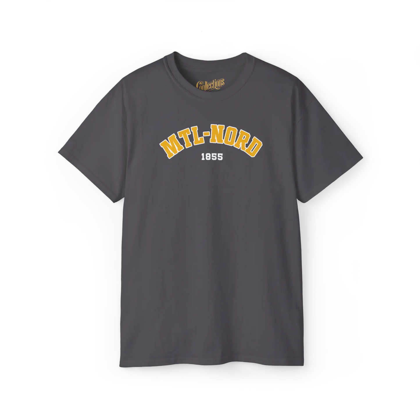 Local D’abord - T-Shirt - T-shirt - Montréal-Nord classique - Charbon / S / M