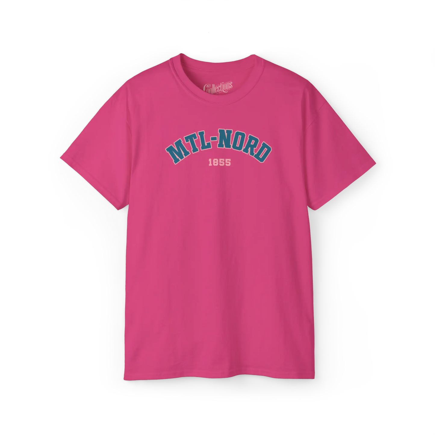 Local D’abord - T-Shirt - T-shirt - Montréal-Nord classique - Fleur exotique / S / M