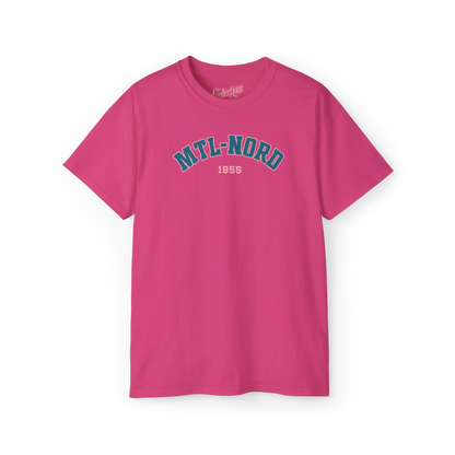 Local D’abord - T-Shirt - T-shirt - Montréal-Nord classique - Fleur exotique / S / M