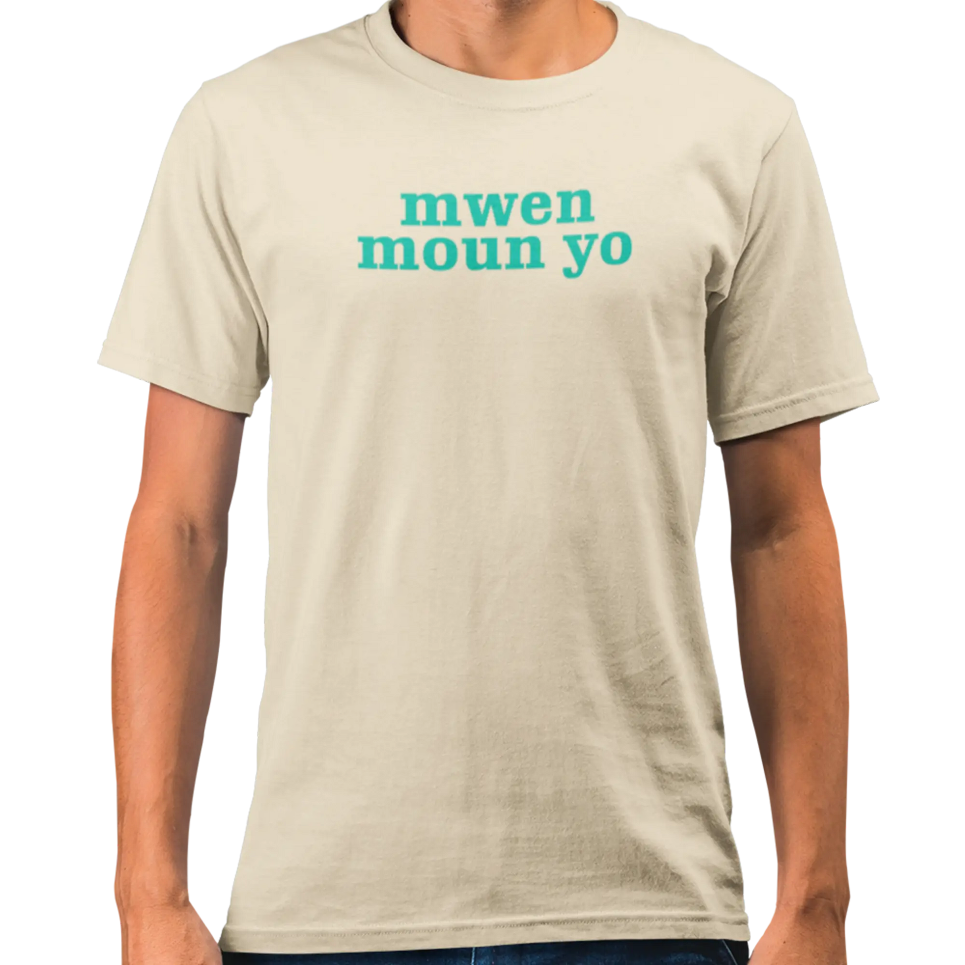 Créolofolie - T-Shirt - T-shirt - Mwen Moun Yo