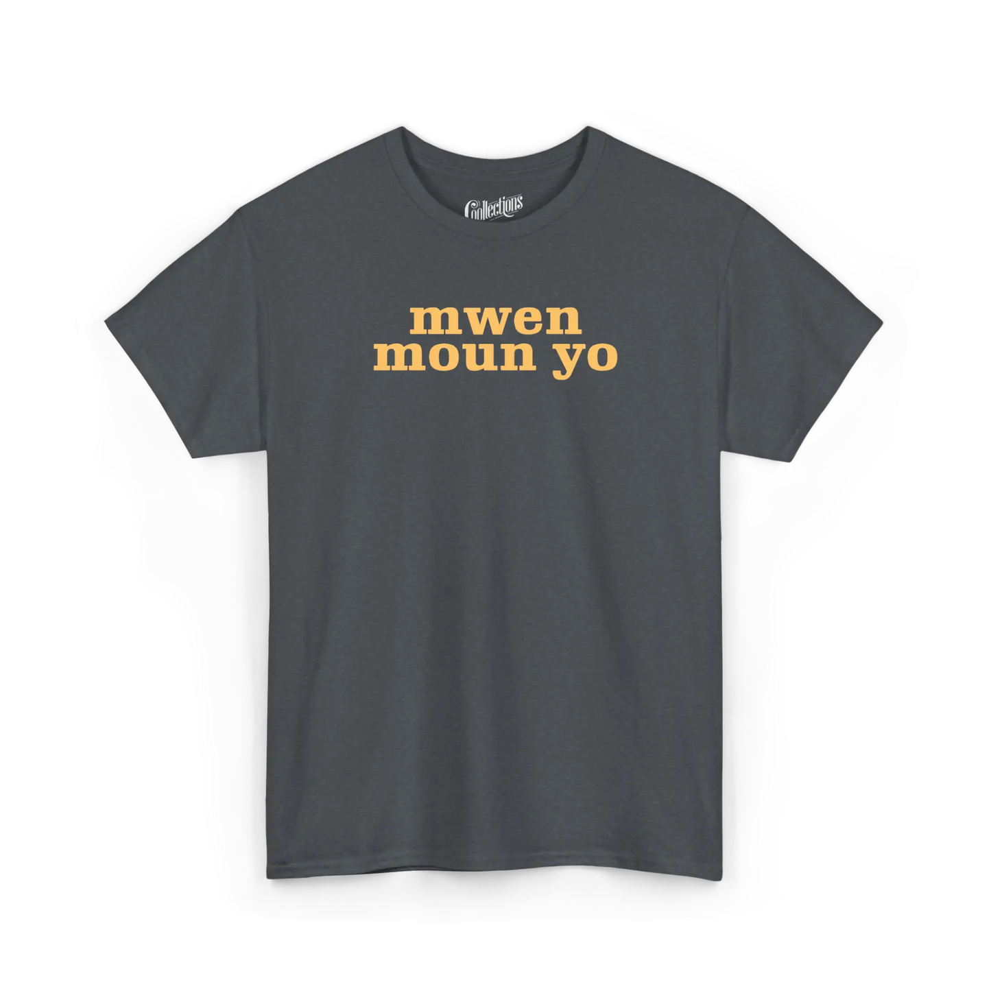 Créolofolie - T-Shirt - T-shirt - Mwen Moun Yo - Tweed / S / M