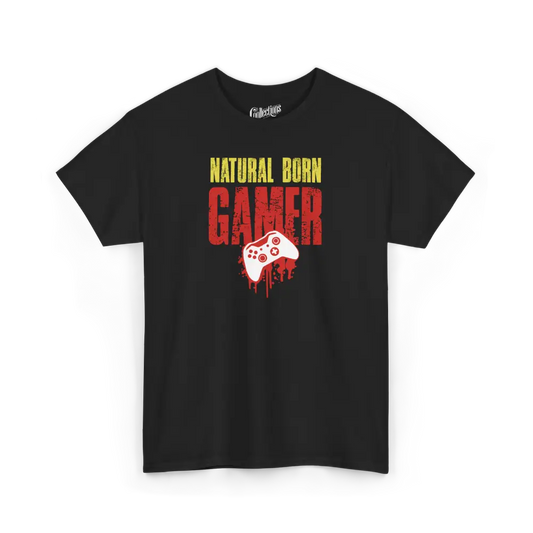 Gameur - T-Shirt - T-shirt - Natural Born Gamer - Noir / S / M