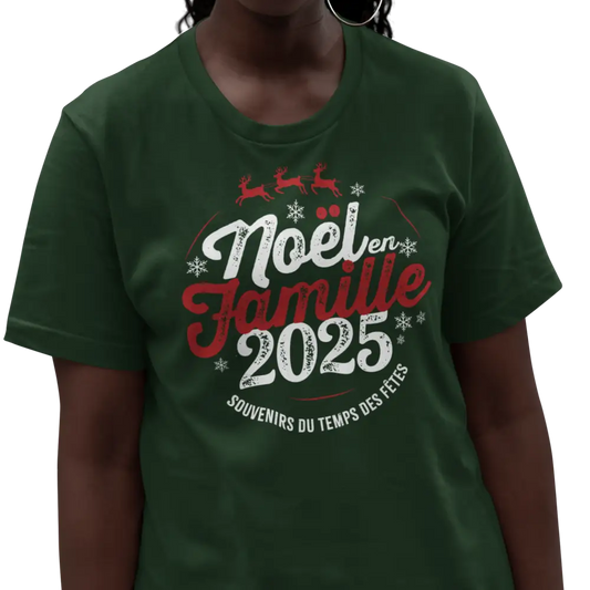 Temps des Fêtes - T-Shirt - T-shirt - Noël en famille 2025