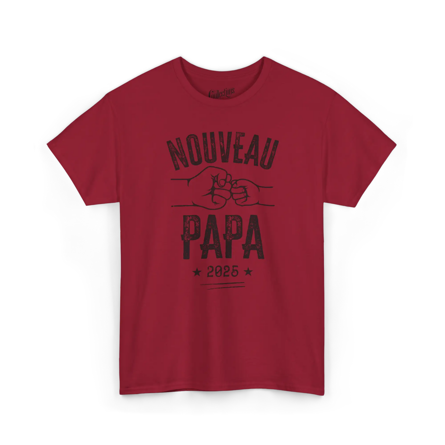 Pour Papa - T-Shirt - T-shirt - Nouveau Papa - Cardinal / S / M / 2025