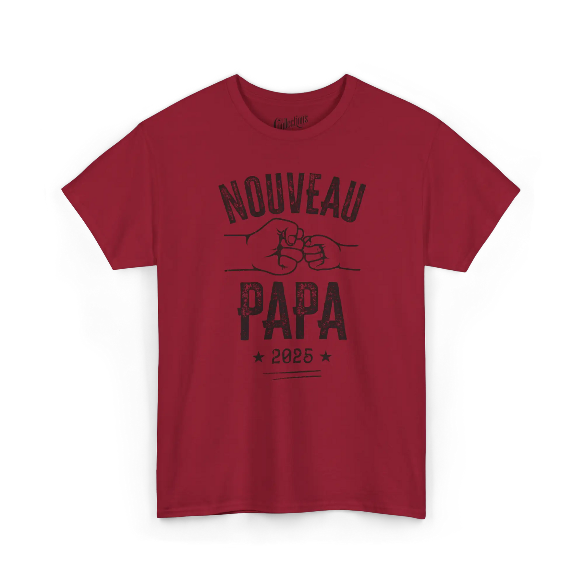 Pour Papa - T-Shirt - T-shirt - Nouveau Papa - Cardinal / S / M / 2025