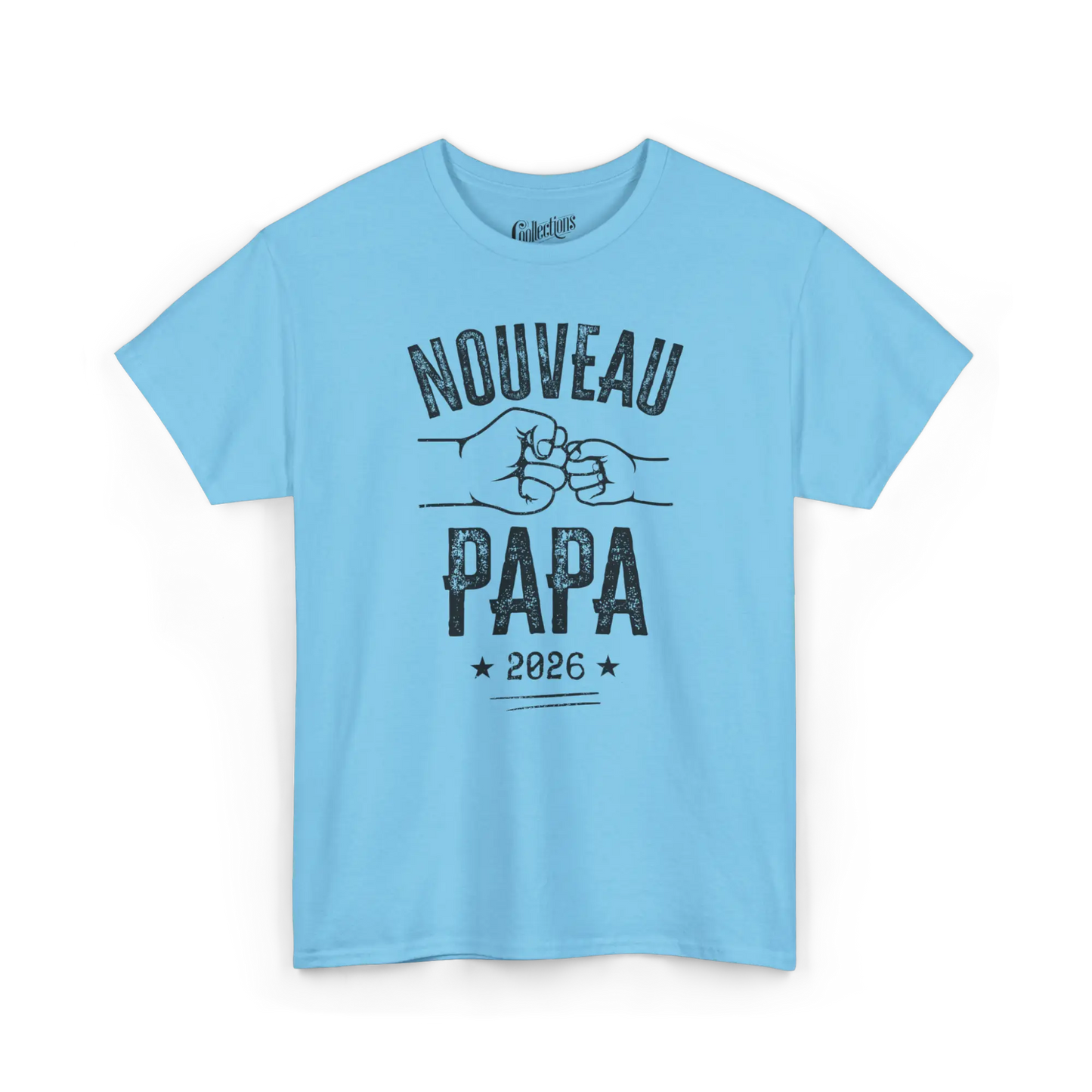 Pour Papa - T-Shirt - T-shirt - Nouveau Papa - Ciel / S / M / 2026