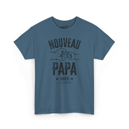Pour Papa - T-Shirt - T-shirt - Nouveau Papa - Indigo / S / M / 2025