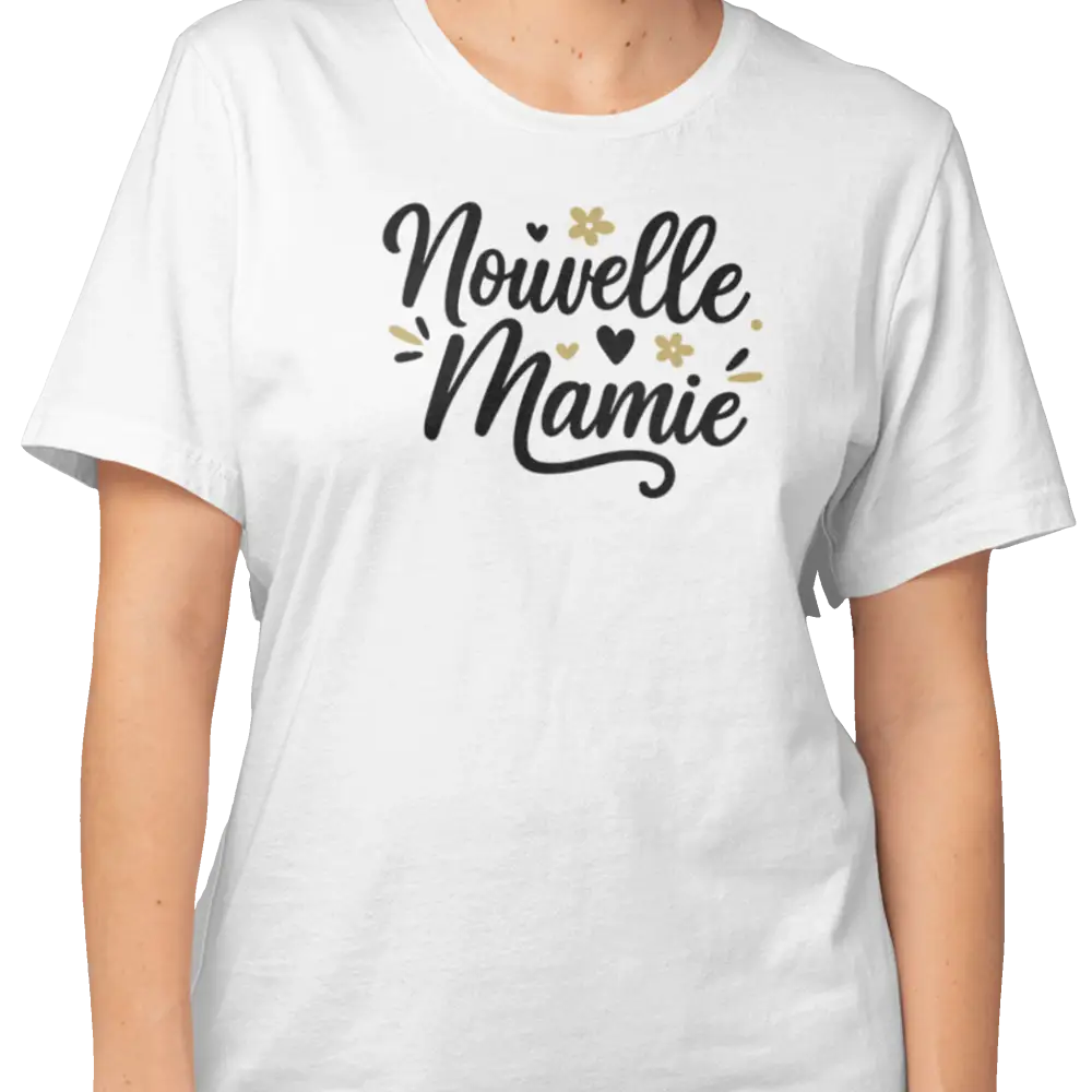 Famille et Cie - T-Shirt - T-shirt - Nouvelle Mamie - Classique