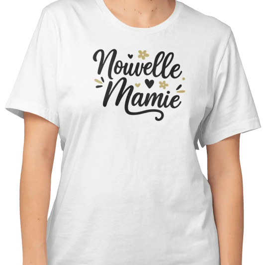 Famille et Cie - T-Shirt - T-shirt - Nouvelle Mamie - Classique