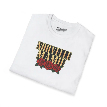 Famille et Cie - T-Shirt - T-shirt - Nouvelle Mamie - Roses